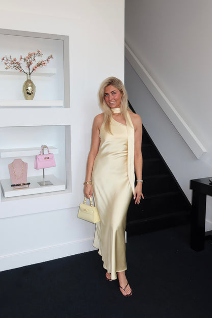 The Date Night Dress Butter Yellow 9-39