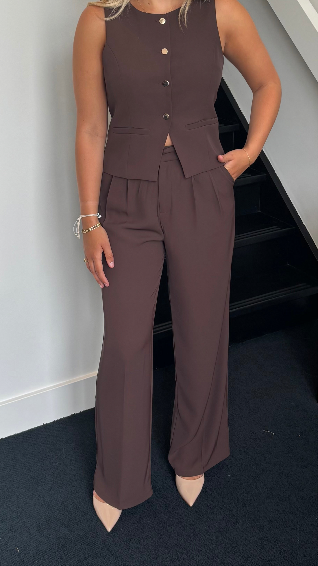 Lizza Pantalon Brown