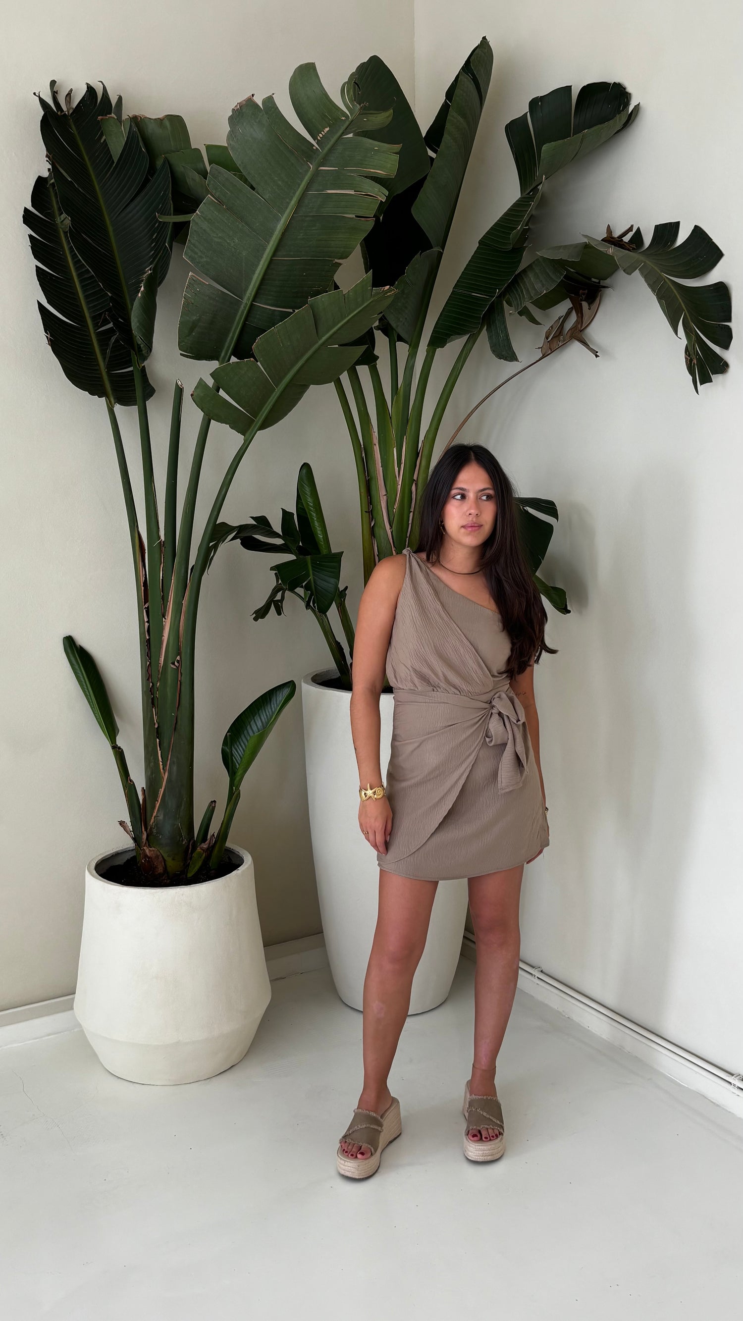 Bali Dress Brown 1469