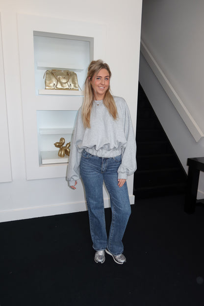 Ambika Studio Stretch Balloon Sweater Grey