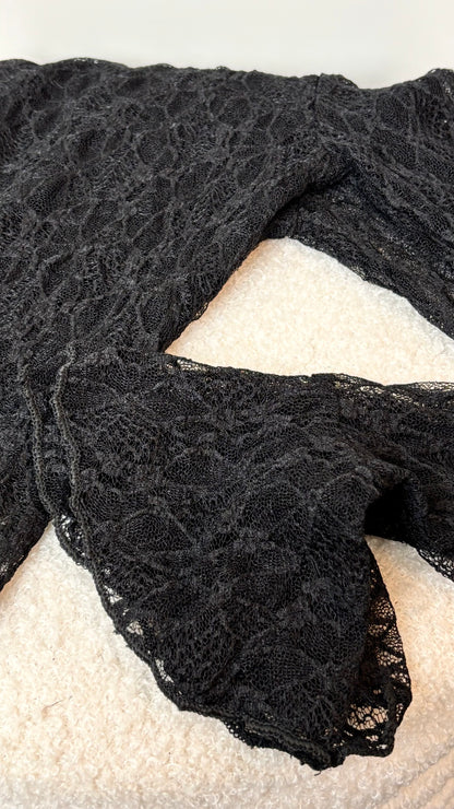 Macy Lace Top Black 24219