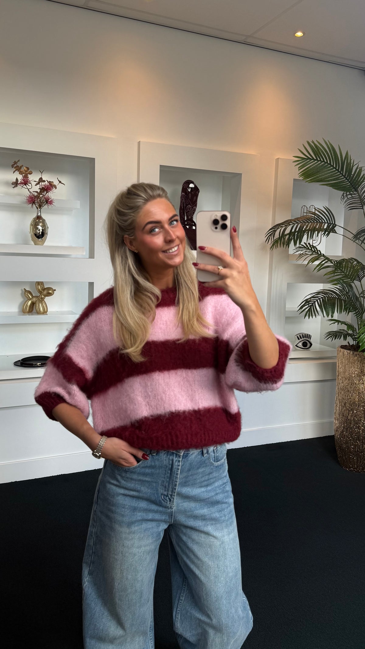 Ambika Cherry Crush Knit Sweater