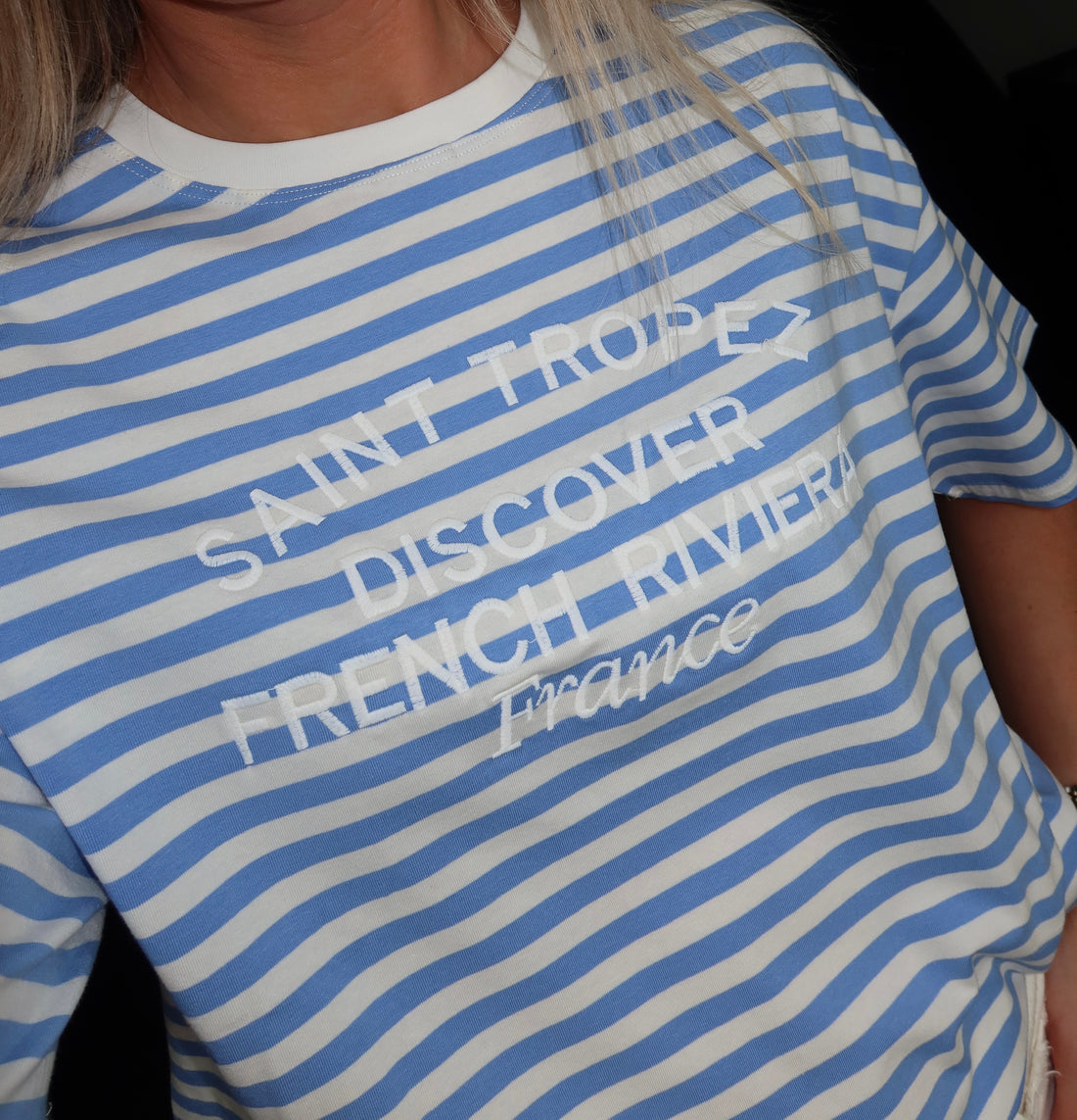 Saint Tropez Striped T-Shirt Blue 1018