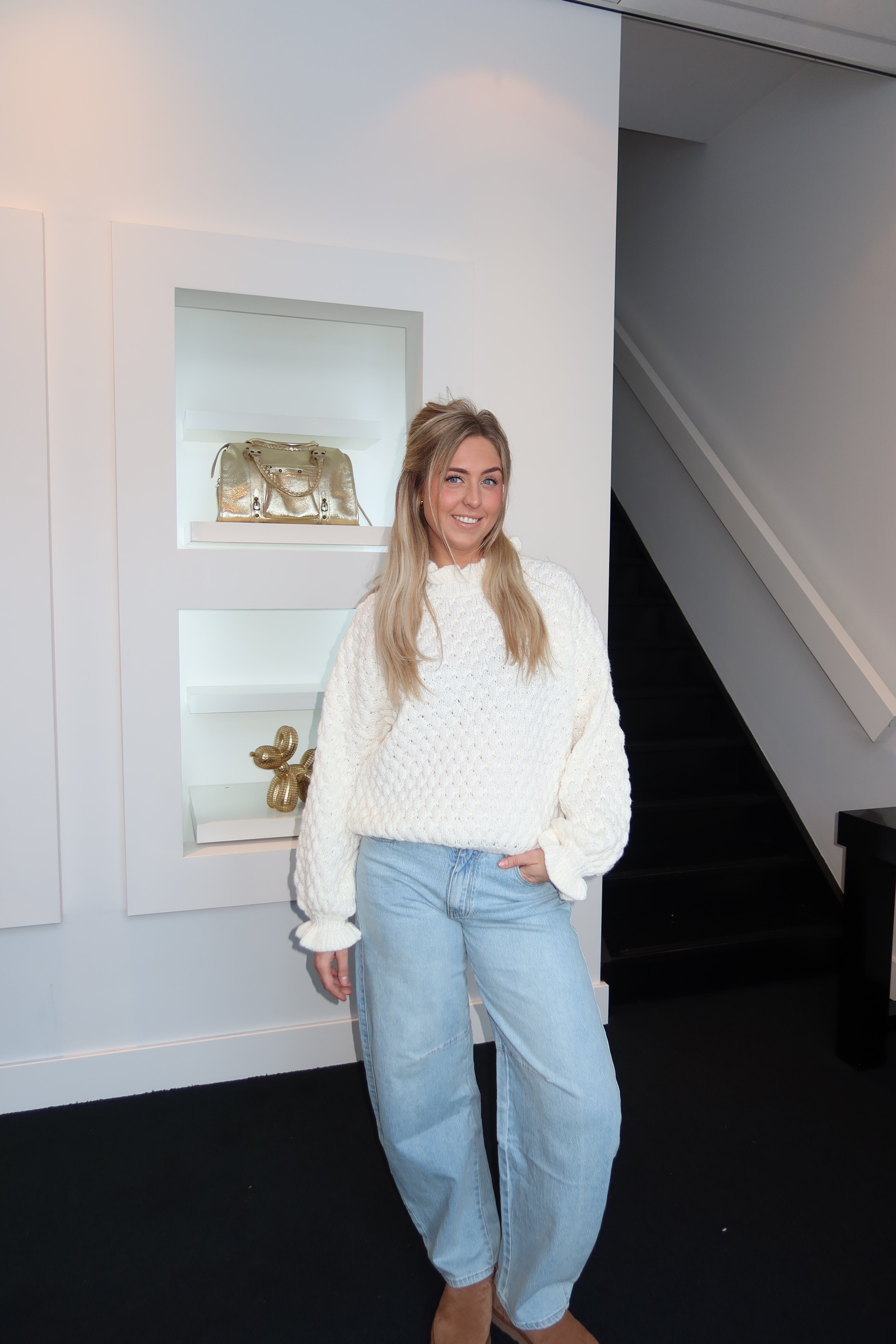 Cozy Cream Cable Knit 2706