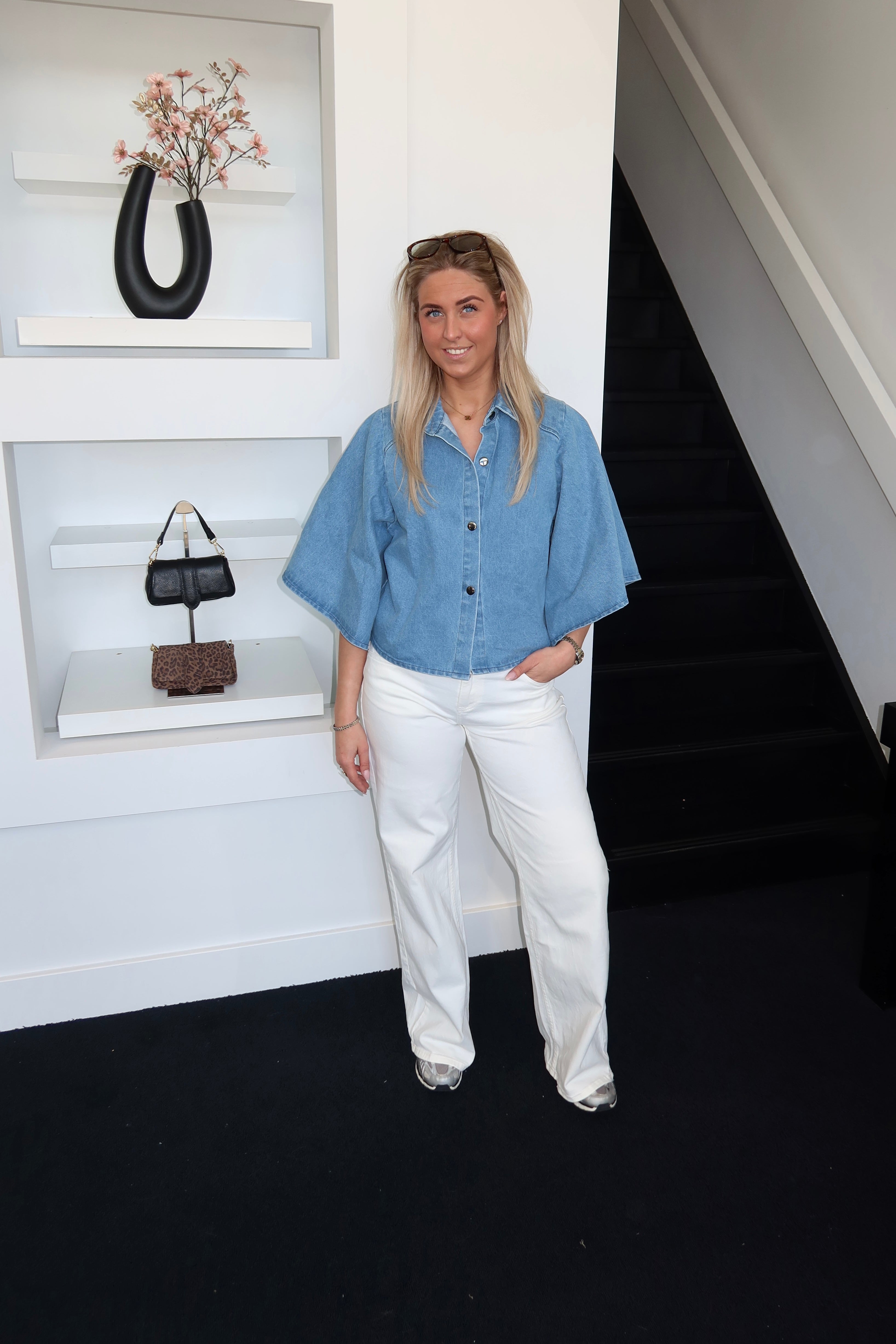 Marly Denim Top