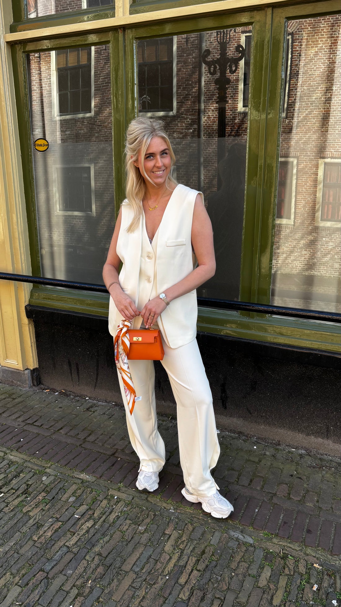 Statement Gilet Ecru 24734