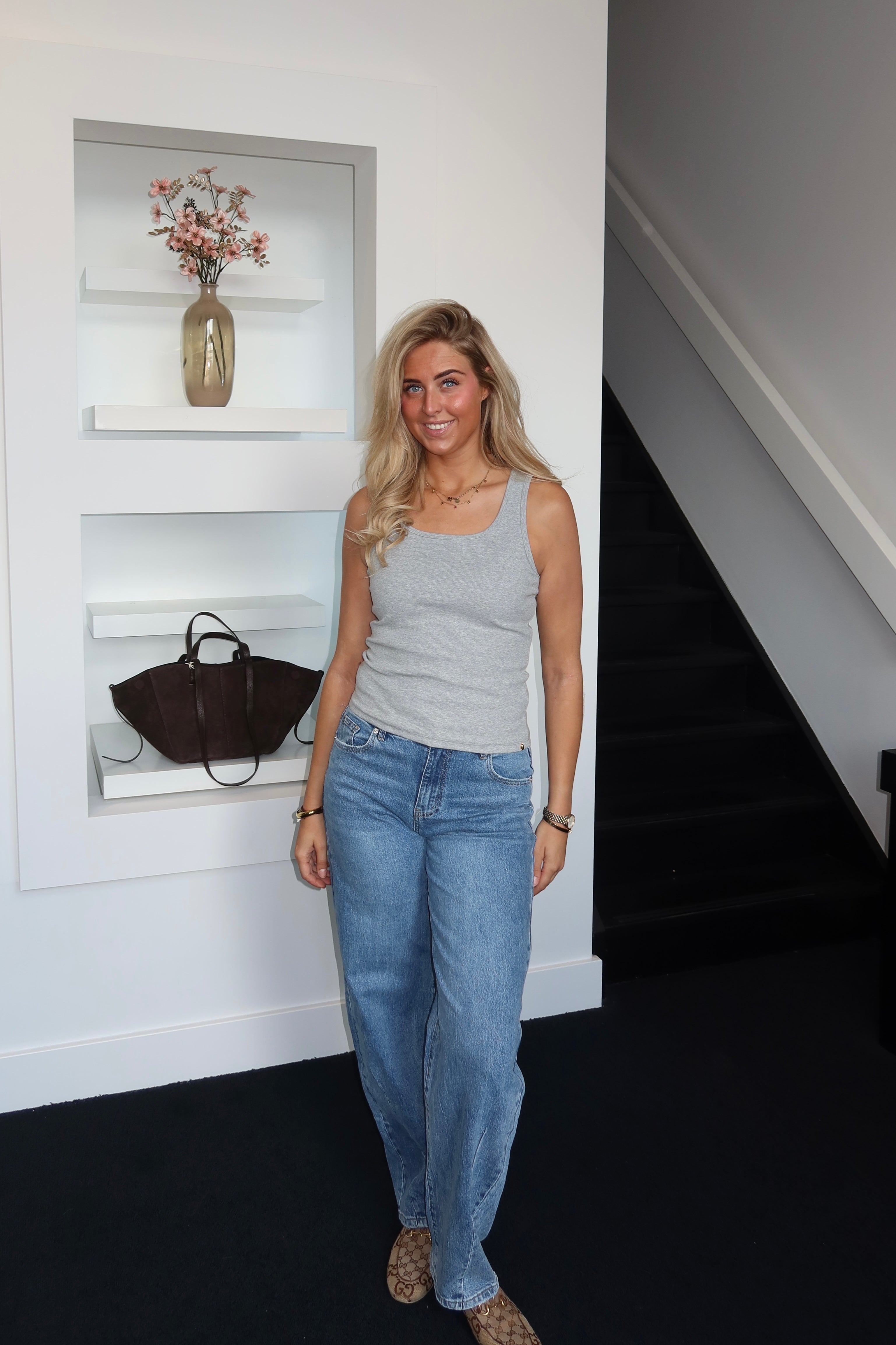 Ambika Basic Tanktop Grey