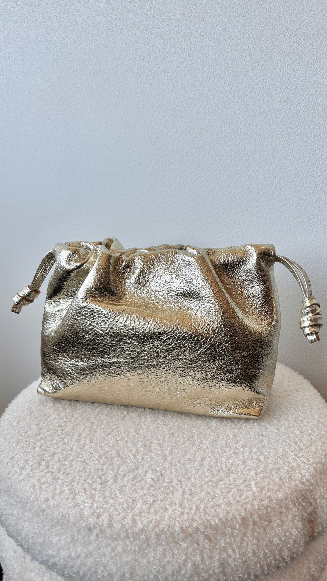 Arela Leather Bag Gold
