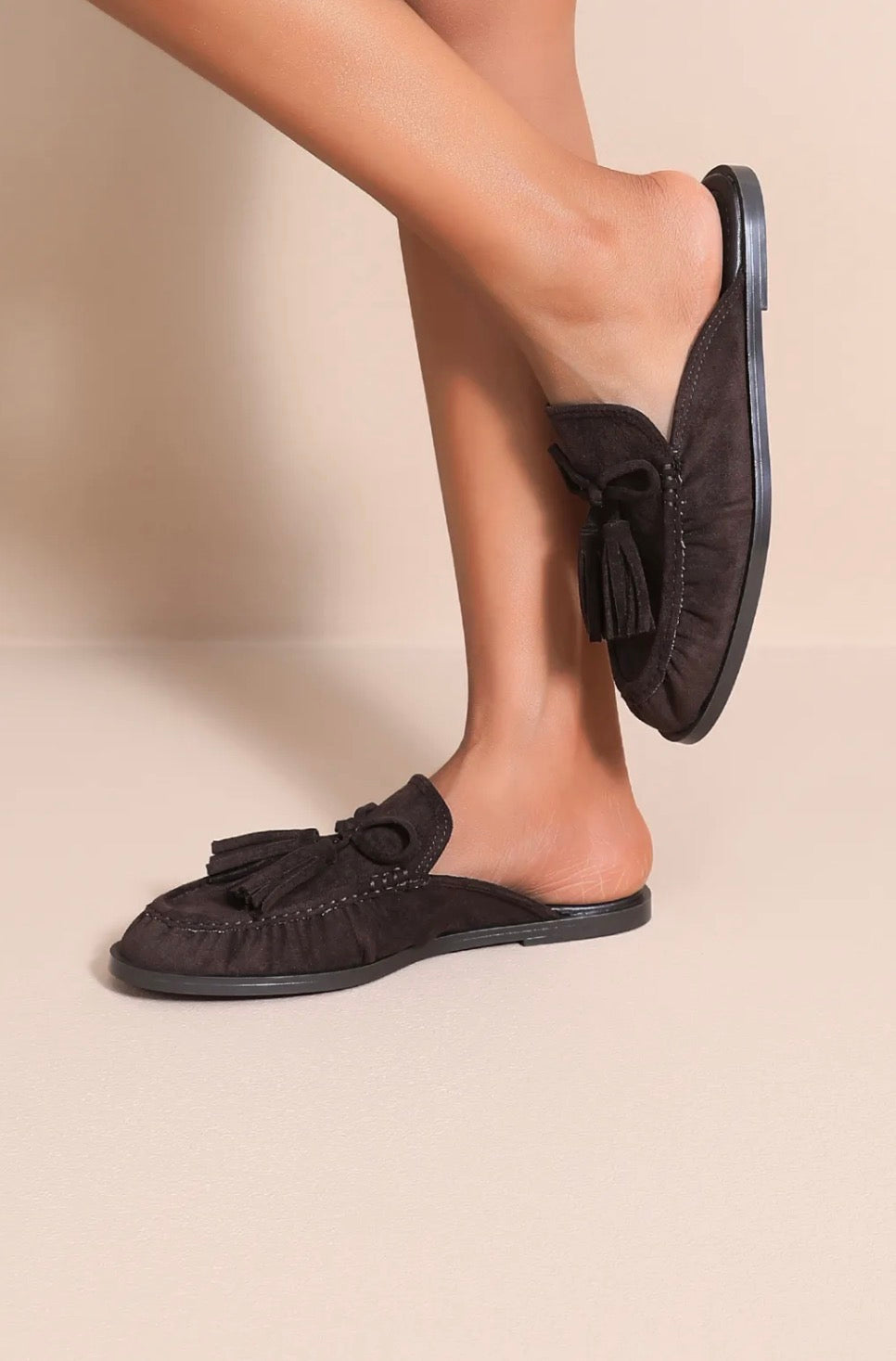 Sophie Suede Loafers Brown