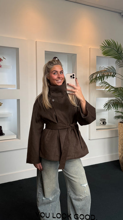 Autumn Short Coat Brown 226018
