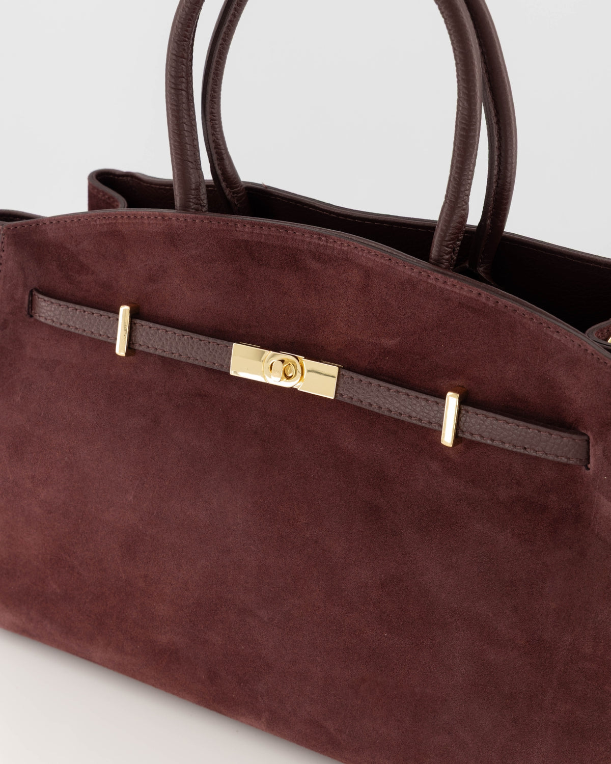 Bibi Suede Bag Bordeaux