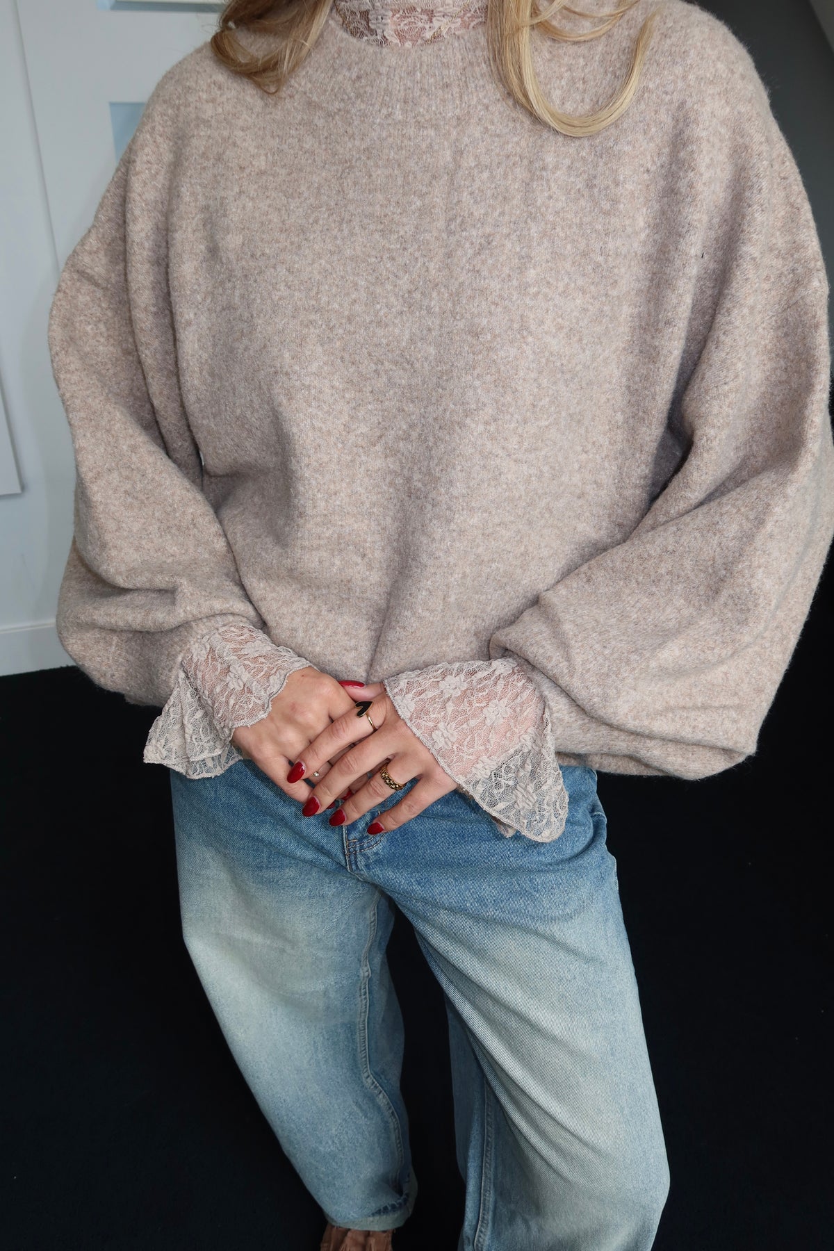 Yara Taupe Knit 7139
