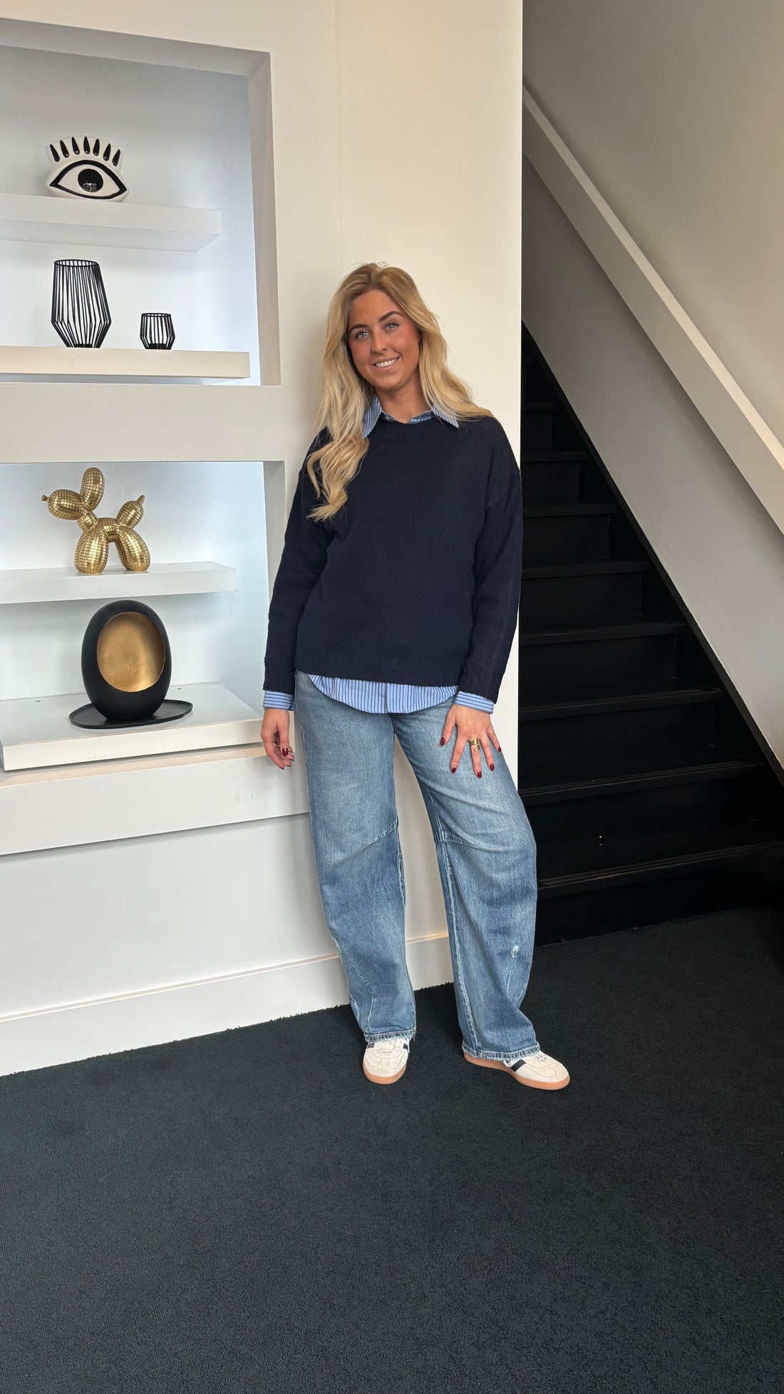 Classic Navy Knit 3161