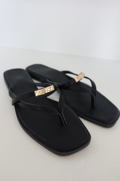 Santorini Slides Black