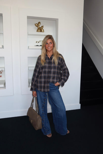 Checked Blouse 65070