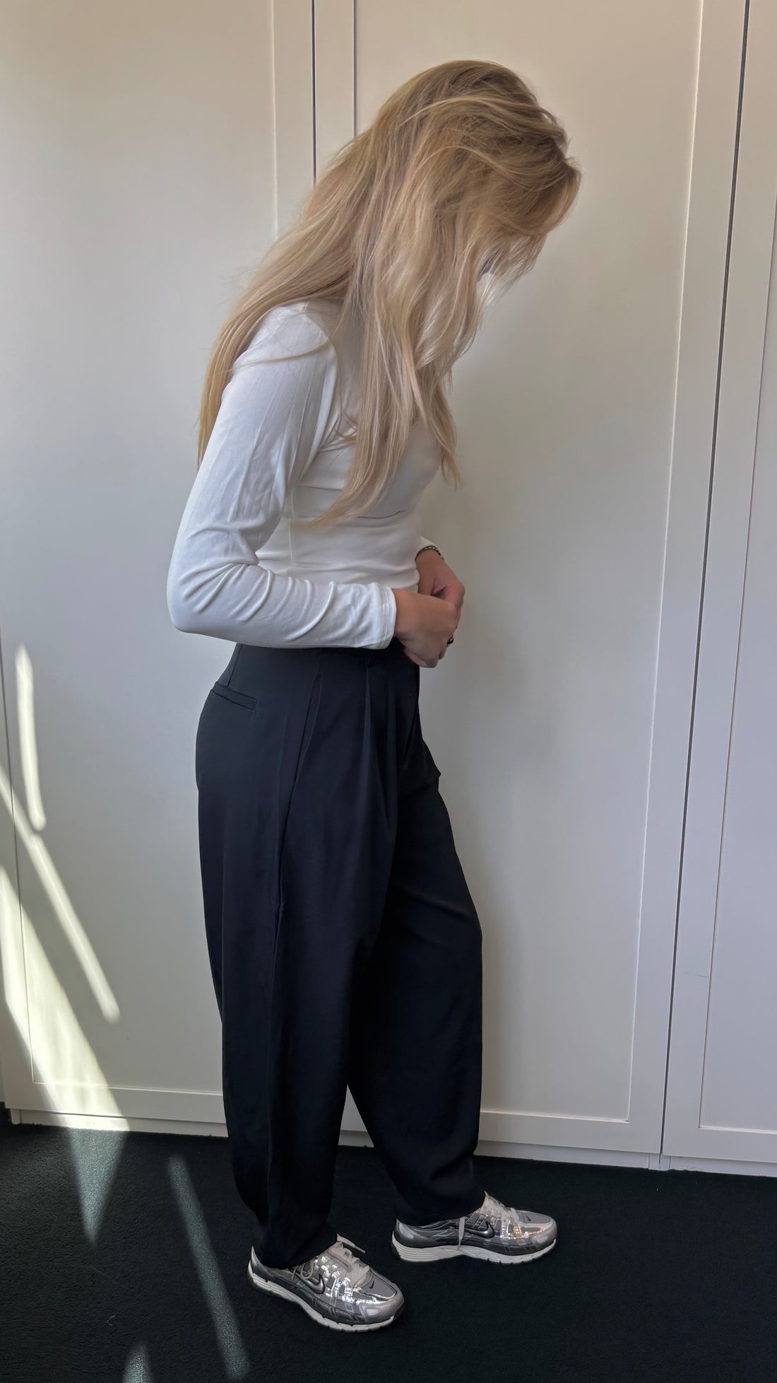 Pantalon Balloon Fit Navy 48