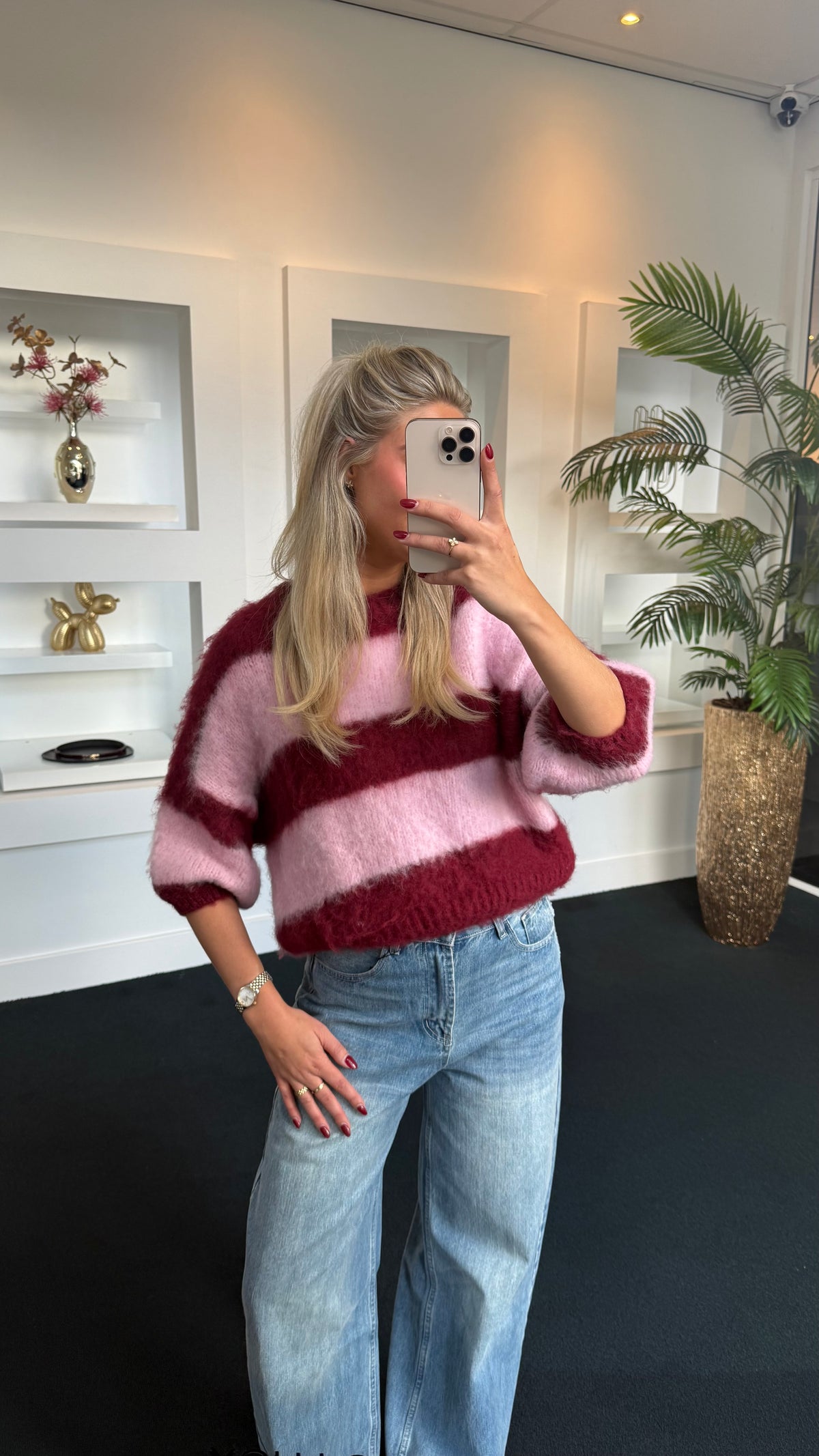 Ambika Cherry Crush Knit Sweater