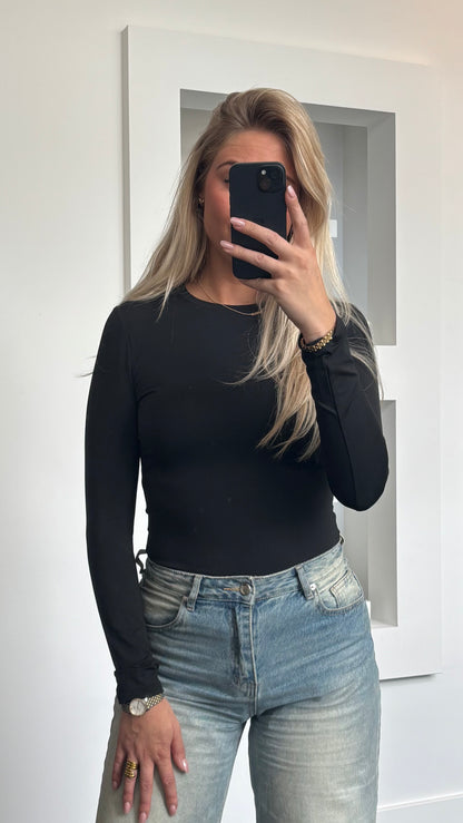 Monica Long Sleeve Body Black