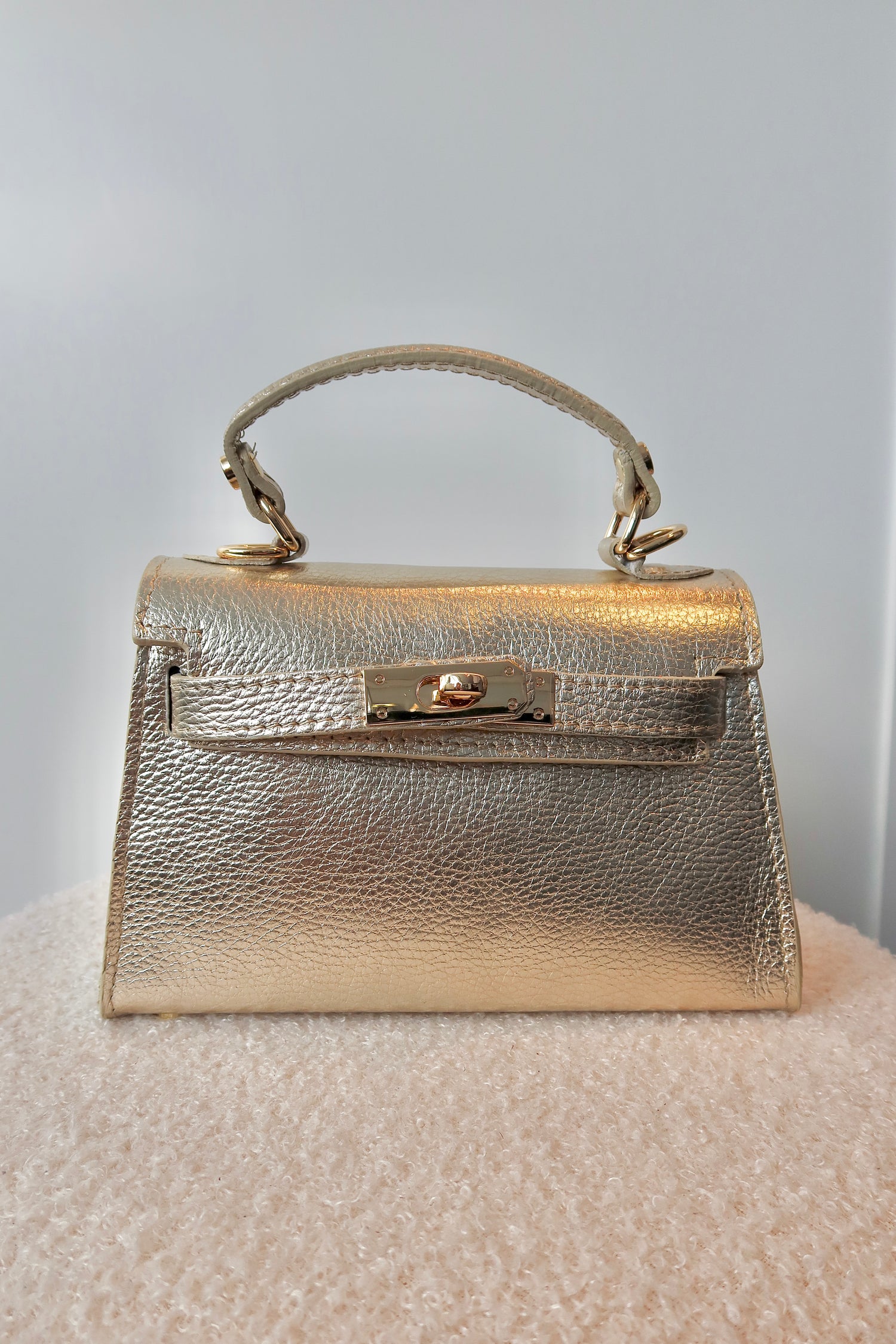 Kella Leather Bag Gold