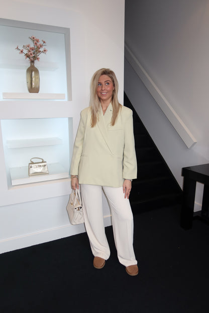 Boxy Fit Blazer Mint Green 4300