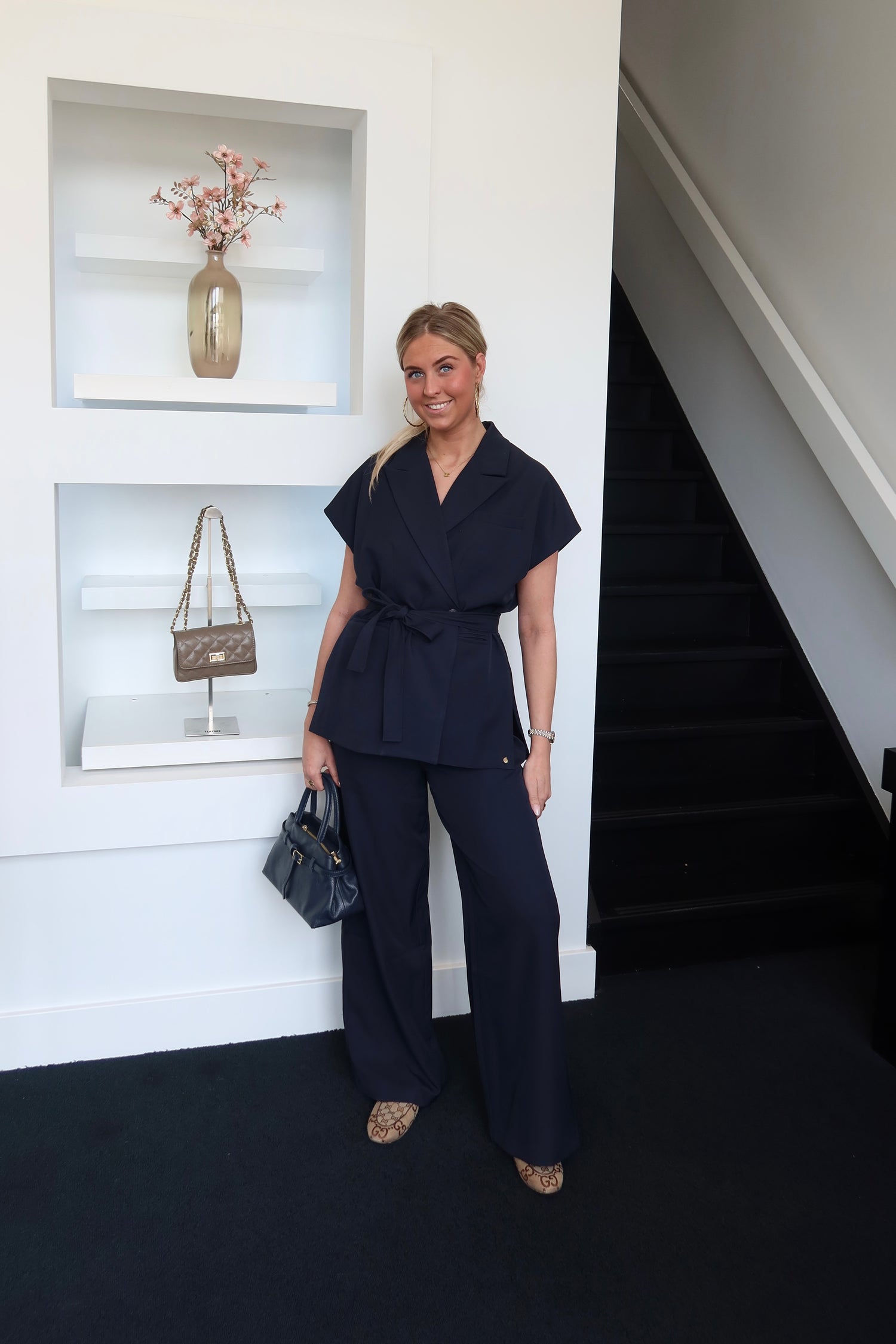 Mirte Blazer Gilet Navy