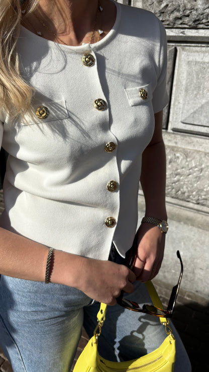 Roses Top White