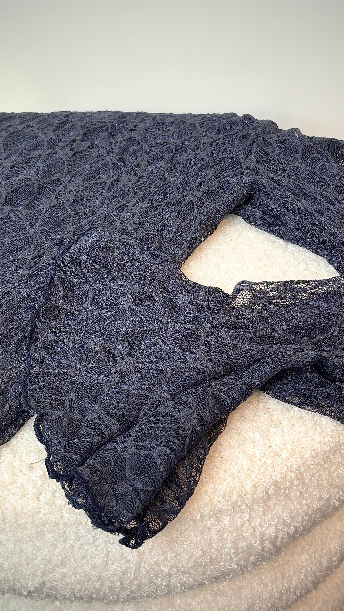 Macy Lace Top Navy 24219