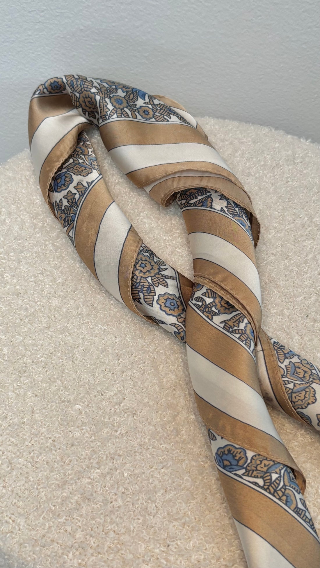 Jade Satin Scarf Taupe
