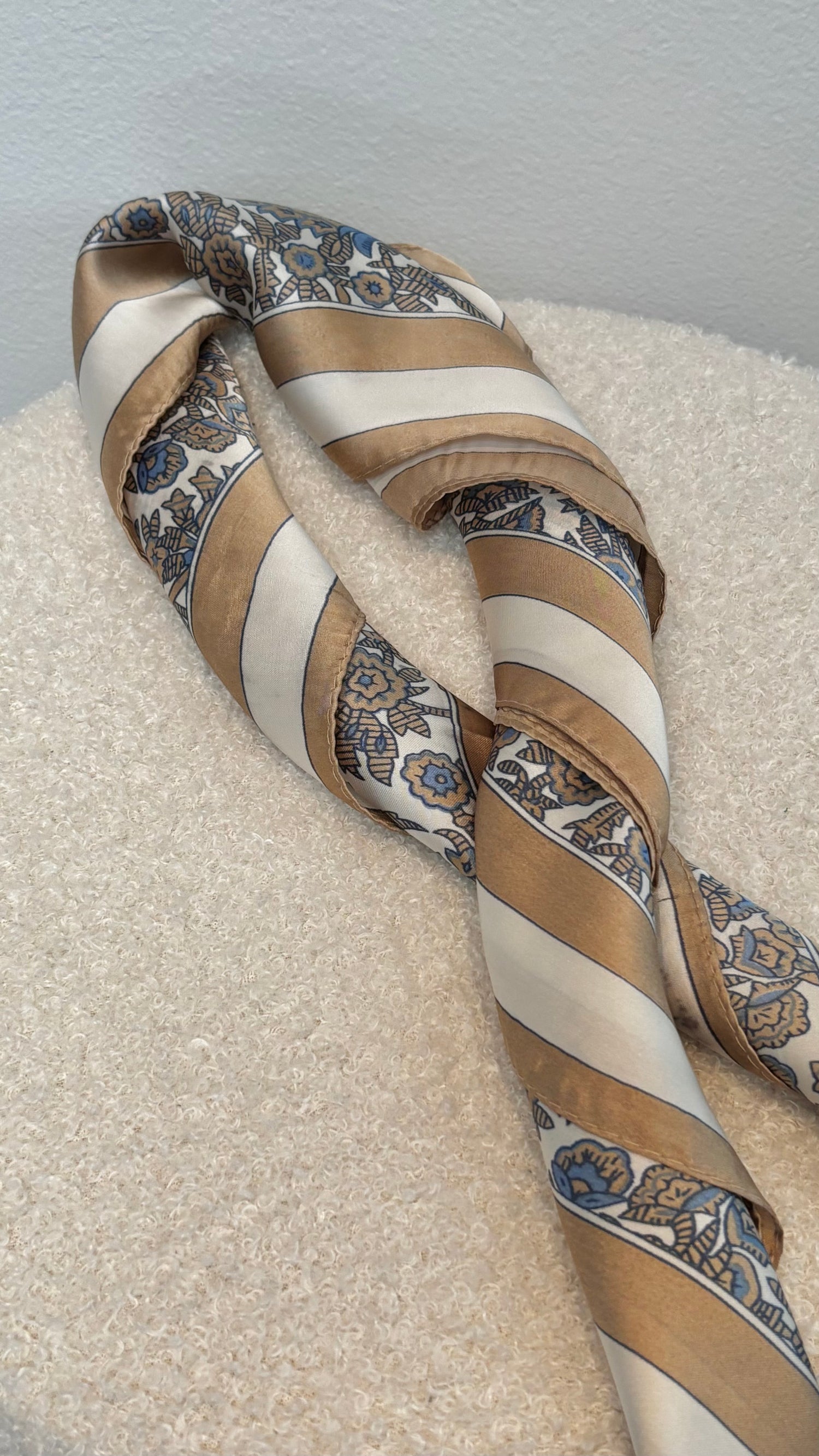 Jade Satin Scarf Taupe