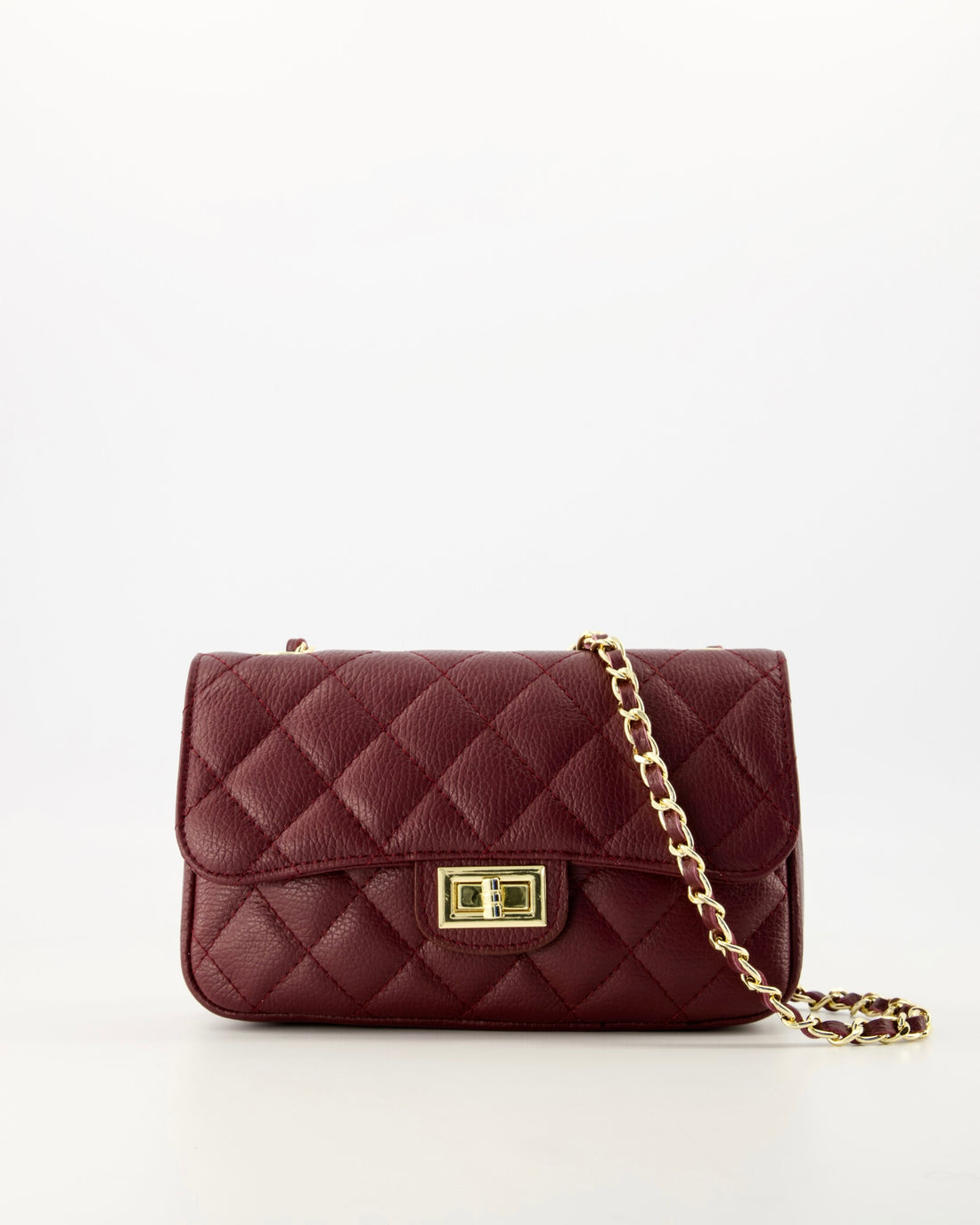 Sophia Leather Bag Burgundy