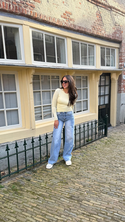 Butter Yellow Basic Top