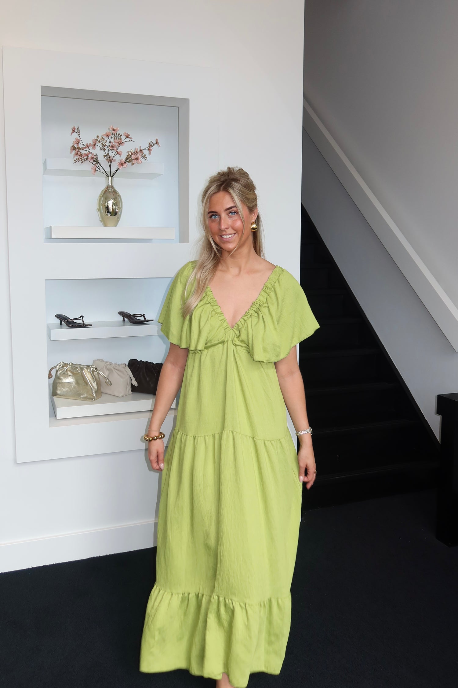 Bonita Dress Lime Green 5278