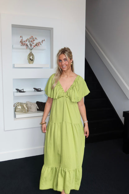Bonita Dress Lime Green 5278