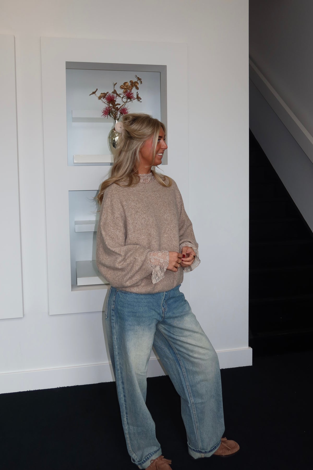 Yara Taupe Knit 7139