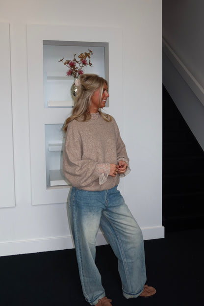 Yara Taupe Knit 7139