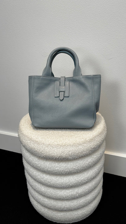 Holly Leather Bag Baby Blue
