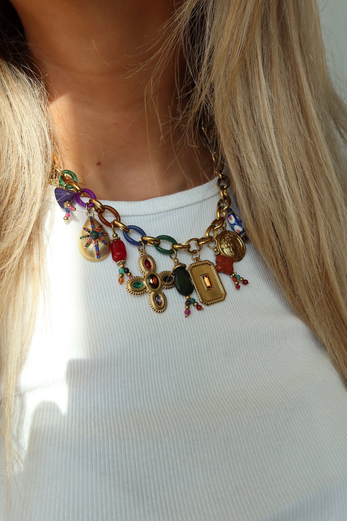 Colourful Charm Necklace