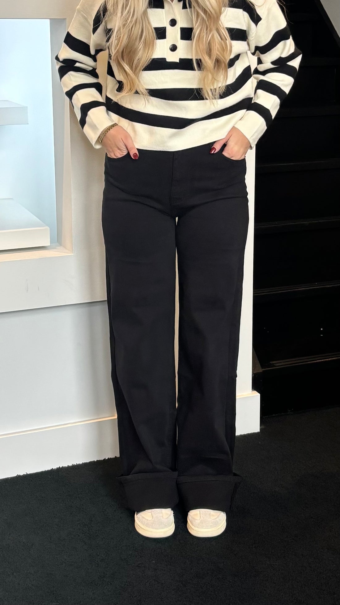 PRE ORDER Laulia Super Stretch Black Jeans 3356