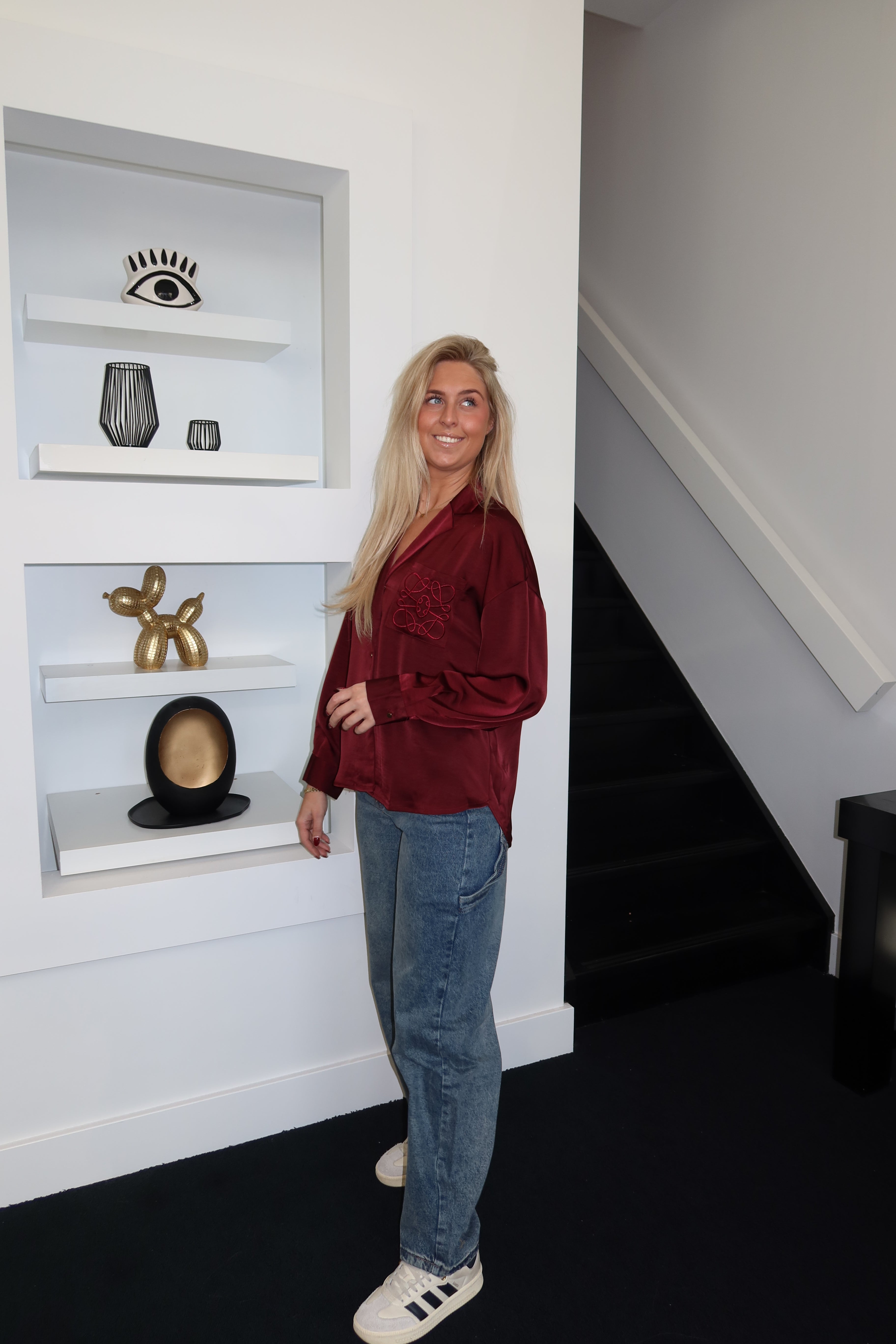 Maeve Blouse Bordeaux 35