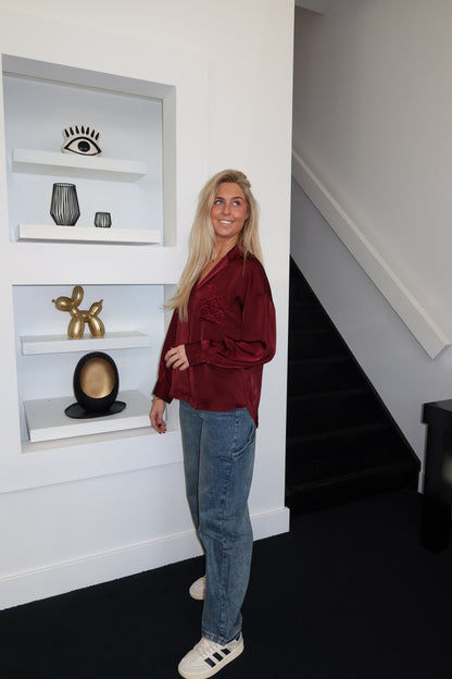 Maeve Blouse Bordeaux 35