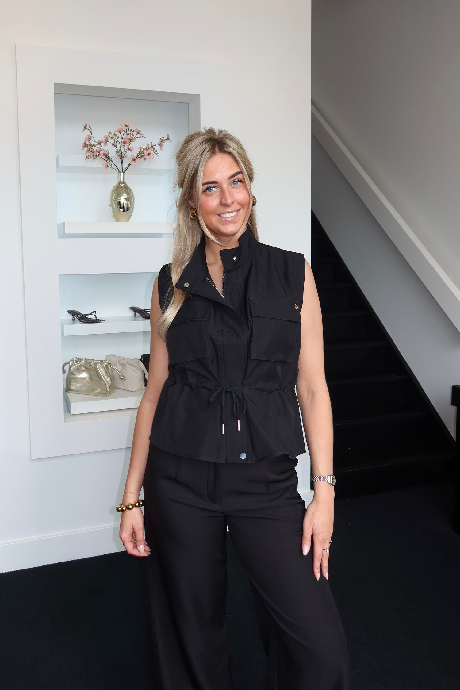 Ayla Gilet Black