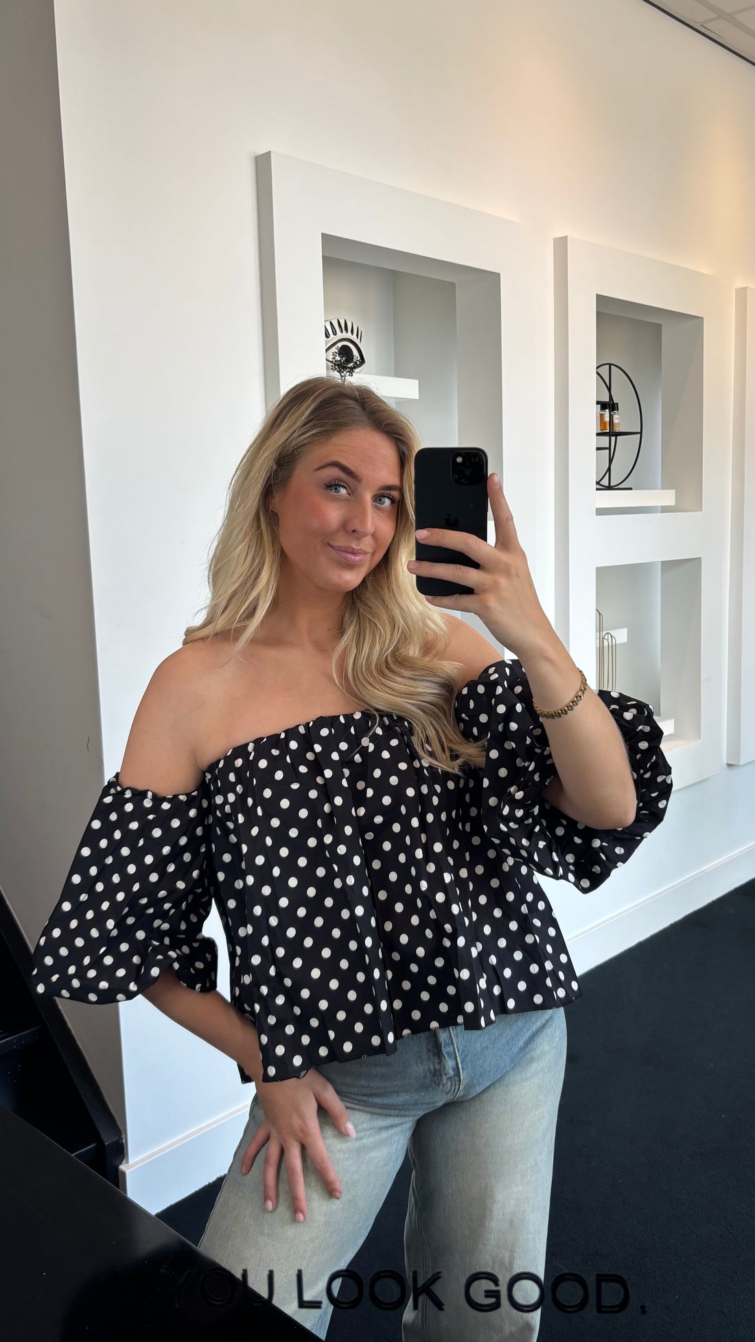 The Dottie Darling Top Black 84052