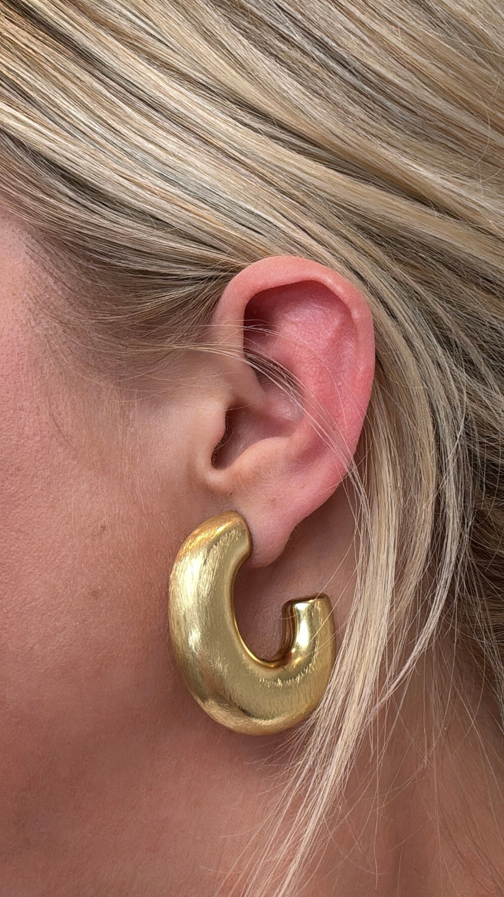 Chunky Earrings Gold