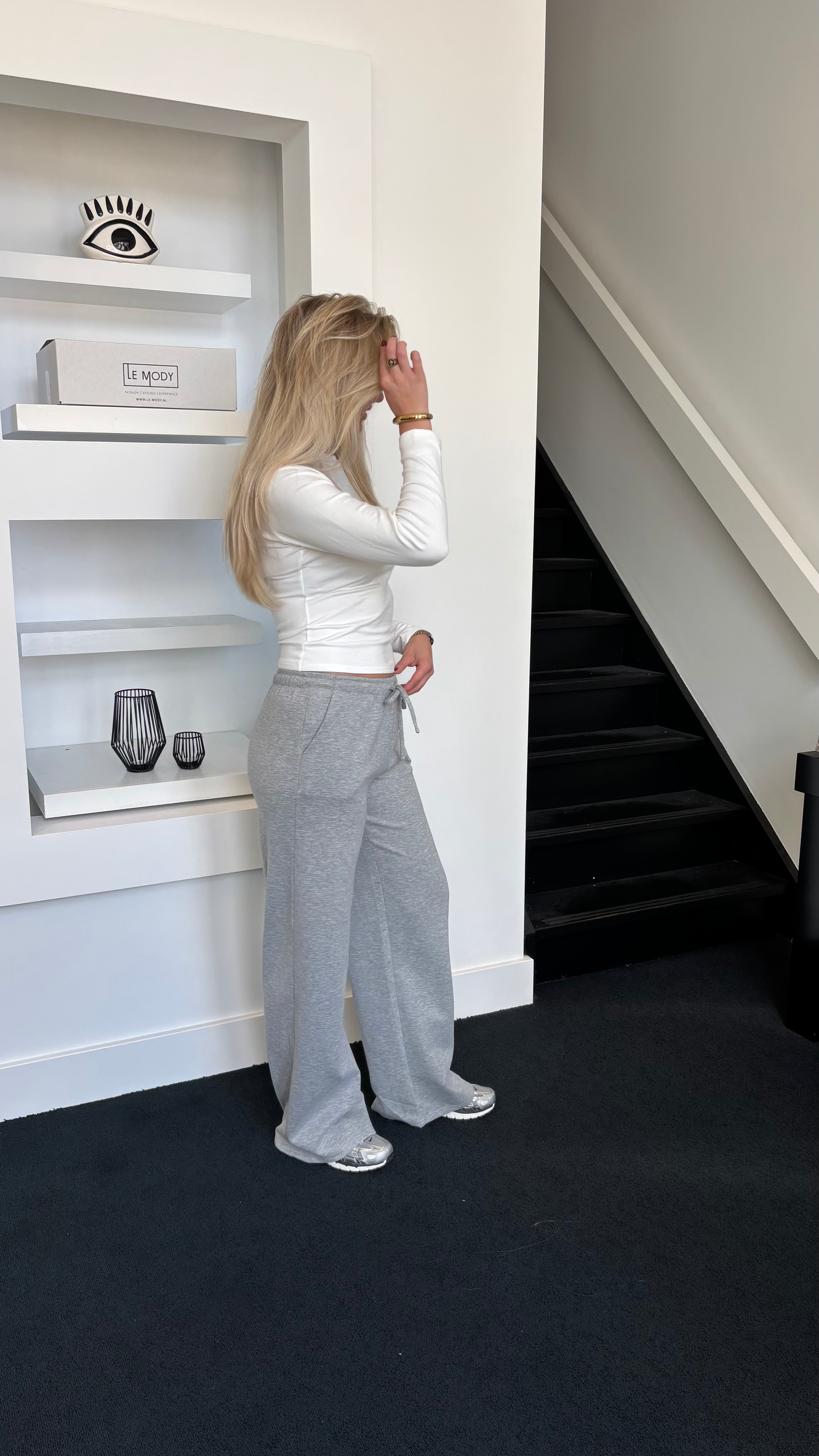 Wide Leg Jogger Tall Grey