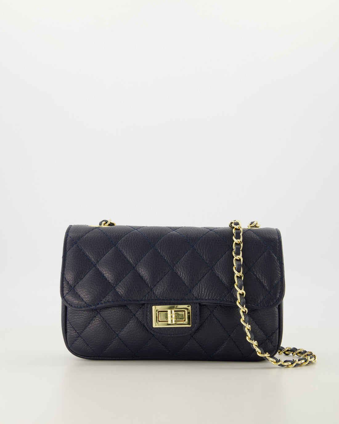 Sophia Leather Bag Navy