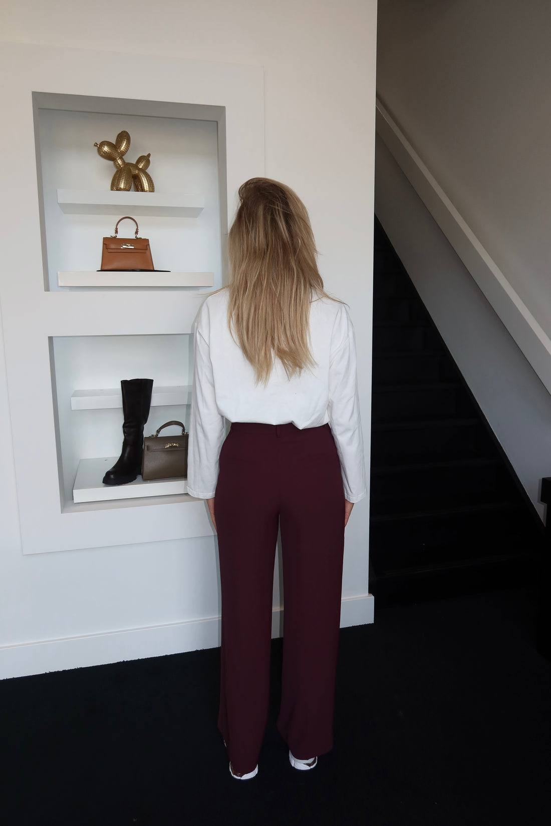 Lizza Pantalon Bordeaux 23717