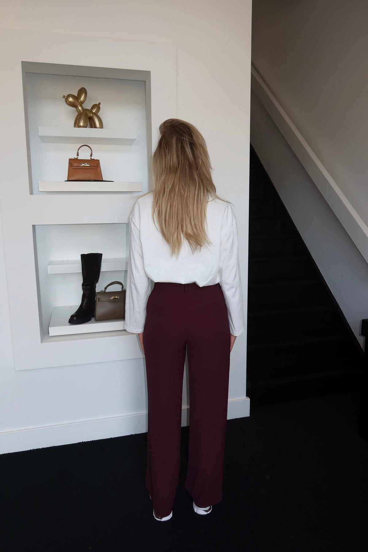 Lizza Pantalon Bordeaux 23717