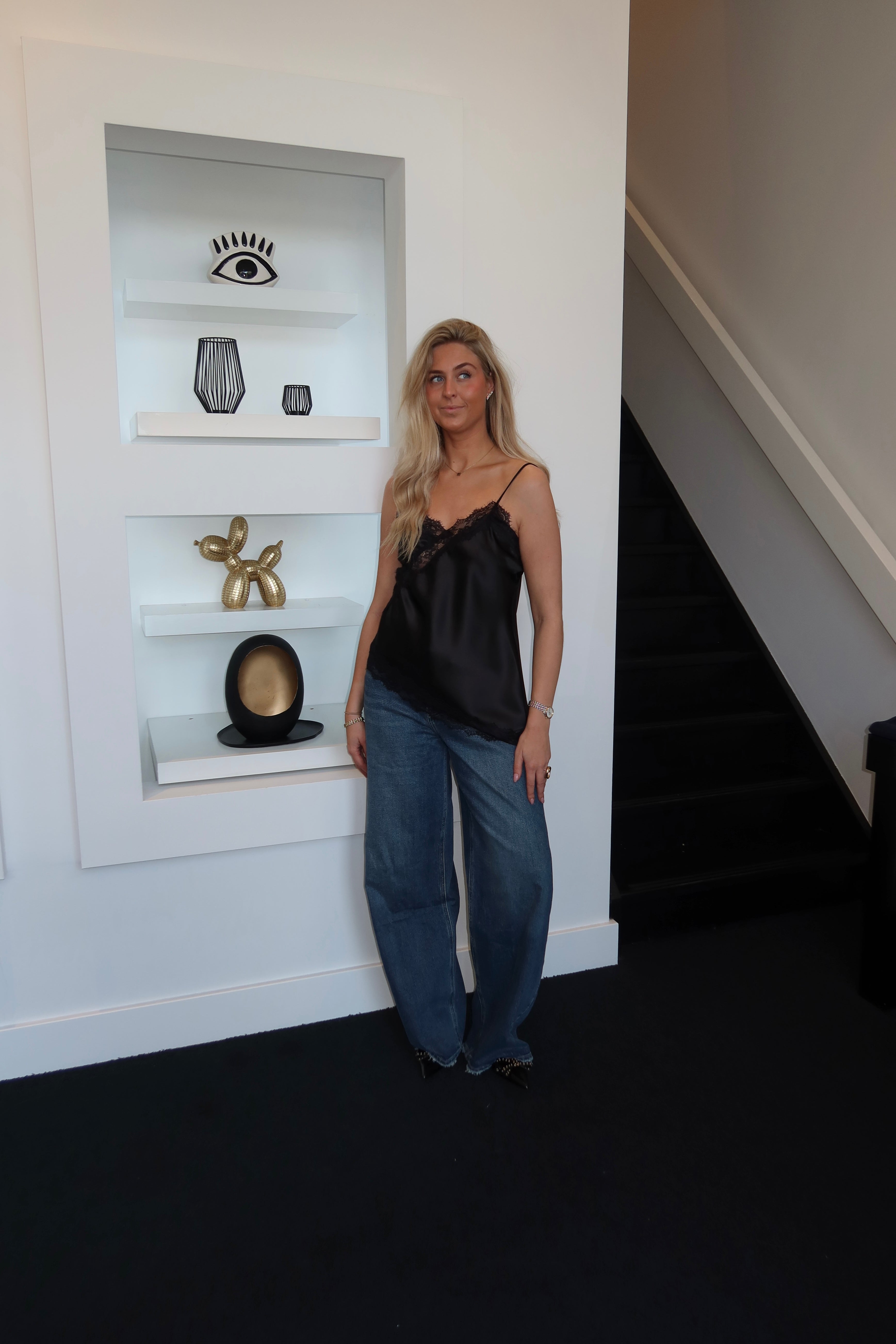 Satin Lace Top 53853