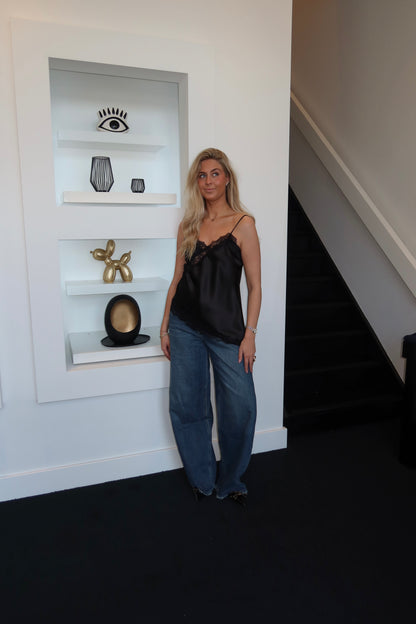 Satin Lace Top 53853