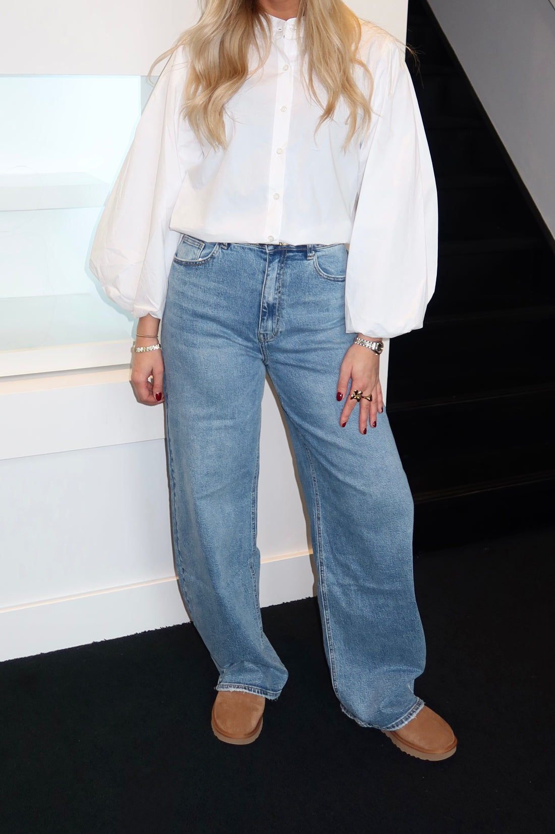 The Baggy Jeans Loose Fit Light Blue 3855 (Tall Girl Approved)